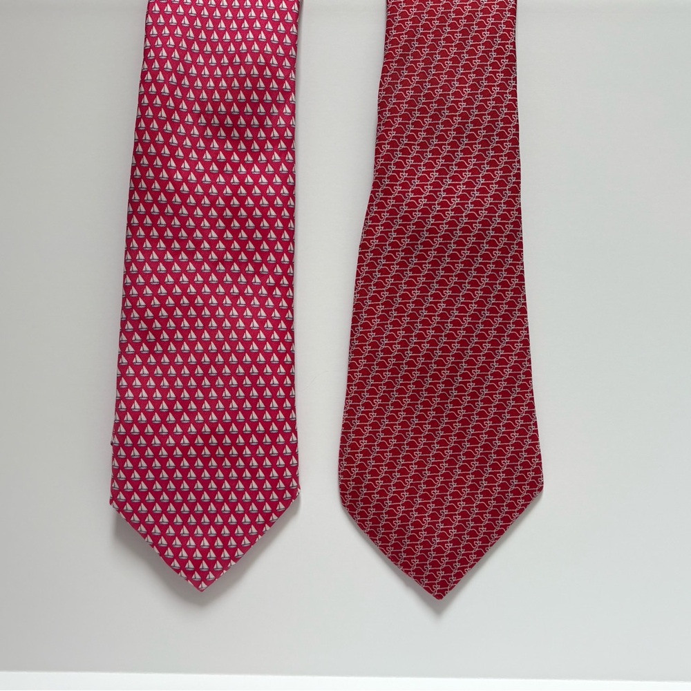 Vineyard Vines Tie Bundle - Whales and Sails (Sailboats) 2 Silk Ties